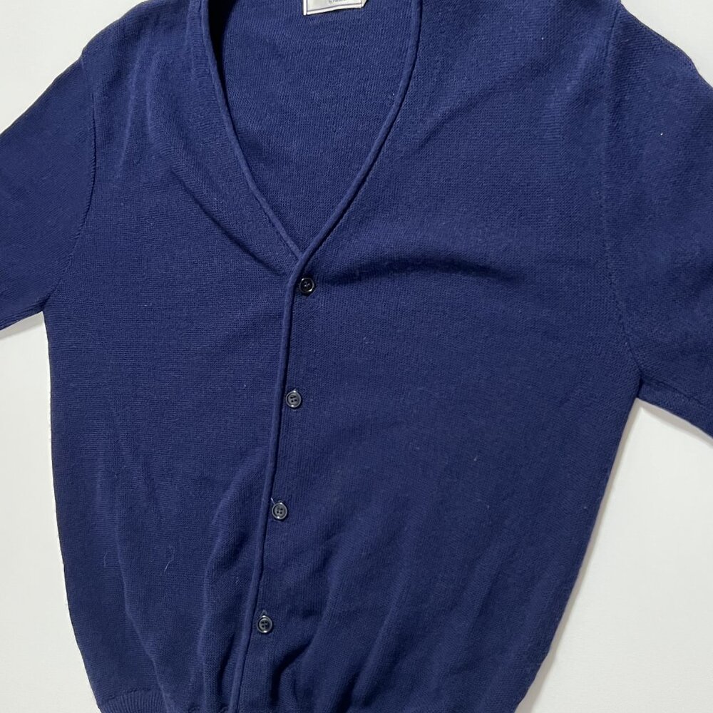 Classics by Palmland Cardigan Sweater Vintage Blue Made in USA Men's size Large